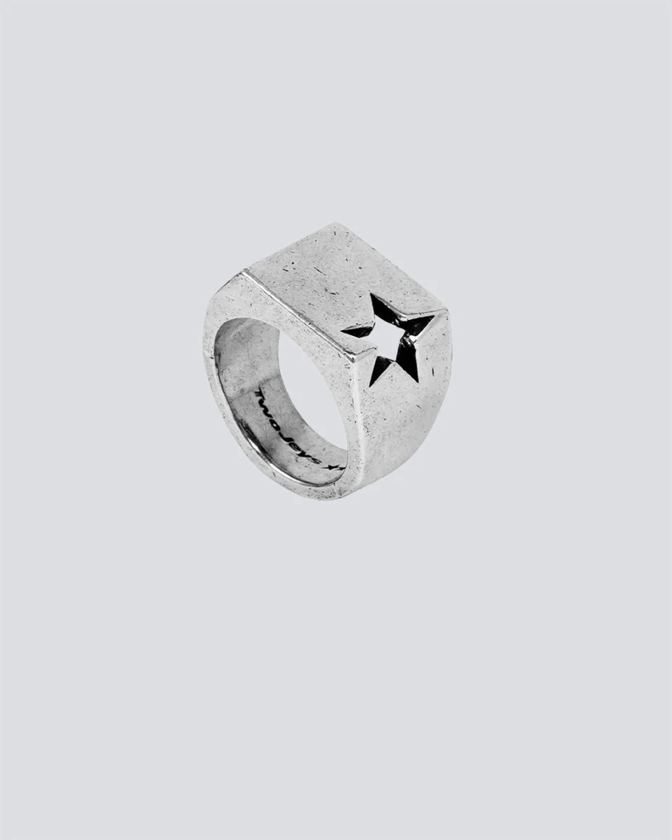 Anillo Twojeys Falling Star Plateado