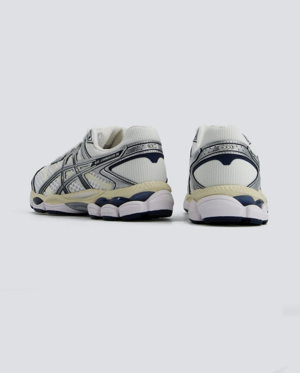 Asics Gel-Cumulus 16 Blanco y Azul Mujer - Image 2