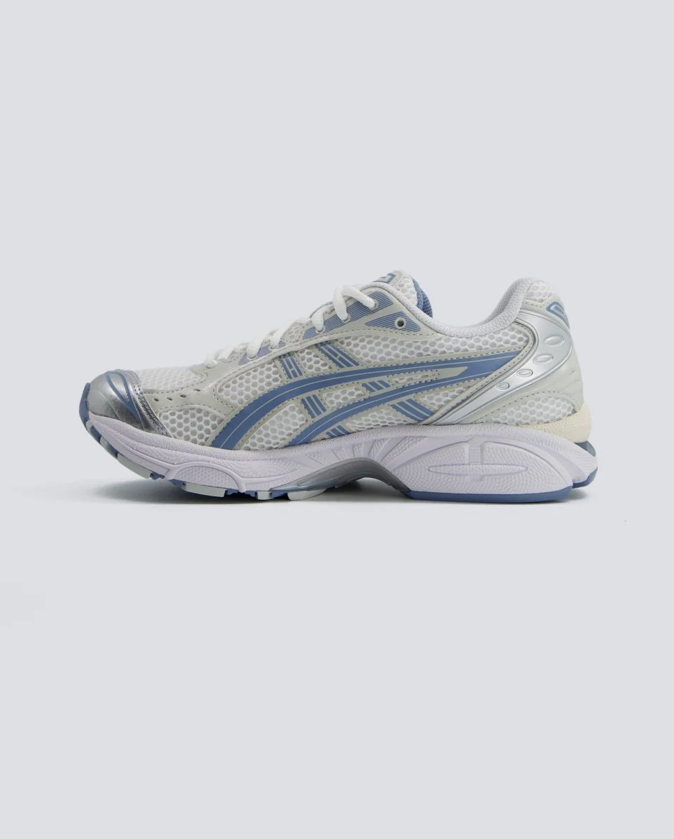 Asics Gel-Kayano 14 Plateado y Azul Mujer - Image 4