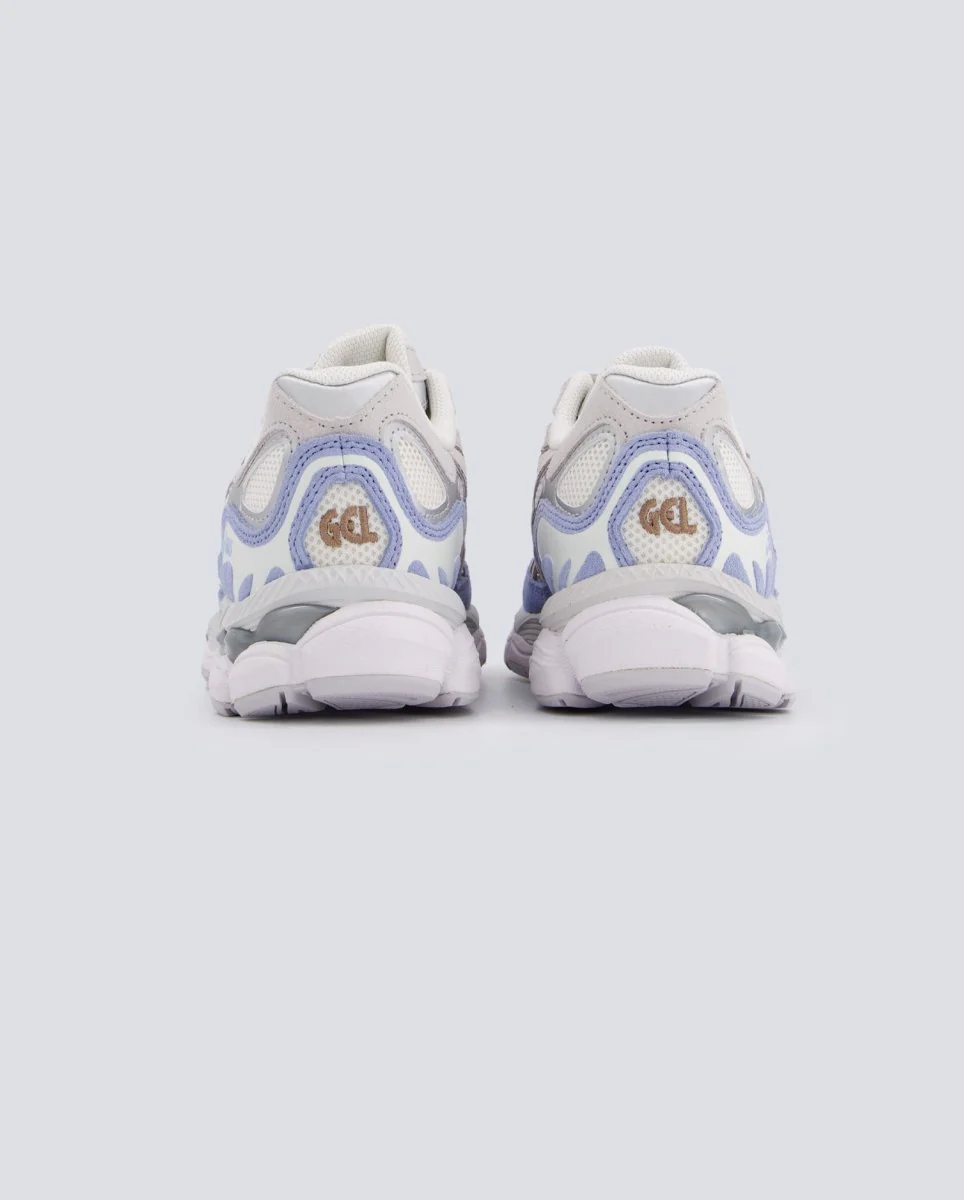 Asics Gel-Nyc Cream Cloud Gris Y Azul Mujer - Image 6
