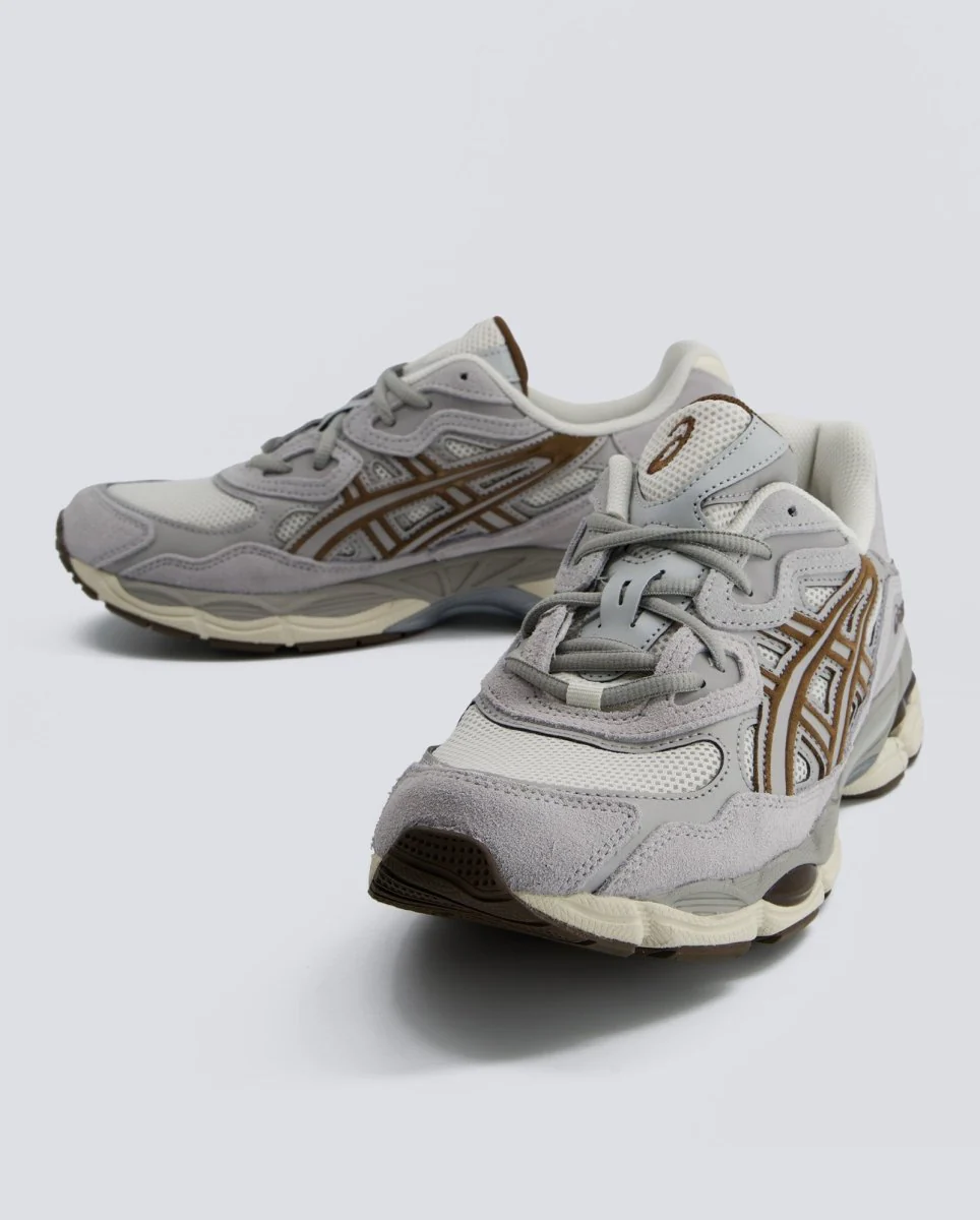 Asics Gel-NYC Gris Y Marrón Hombre