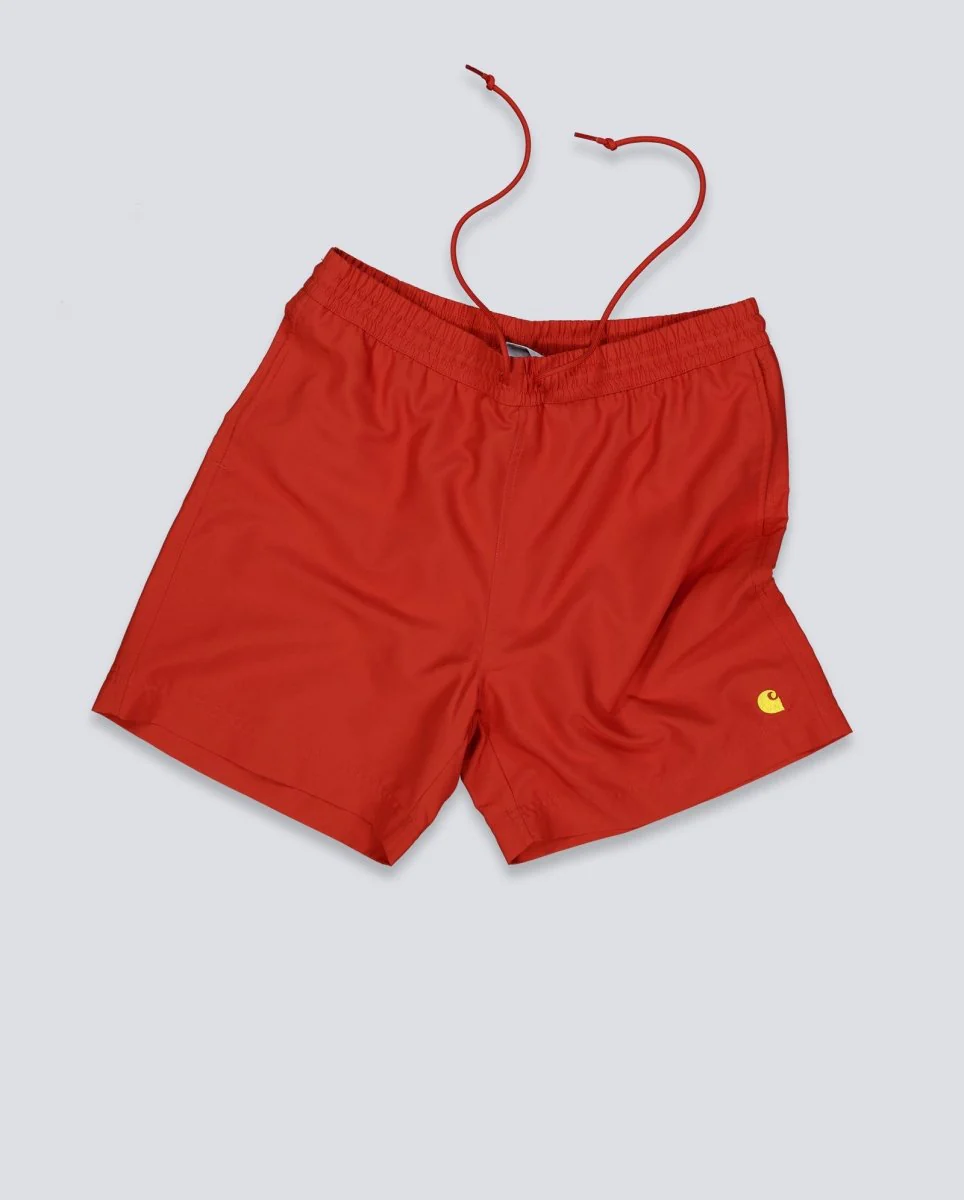 Bañador Carhartt WIP Chase Swim Trunks Rojo Hombre - Image 2
