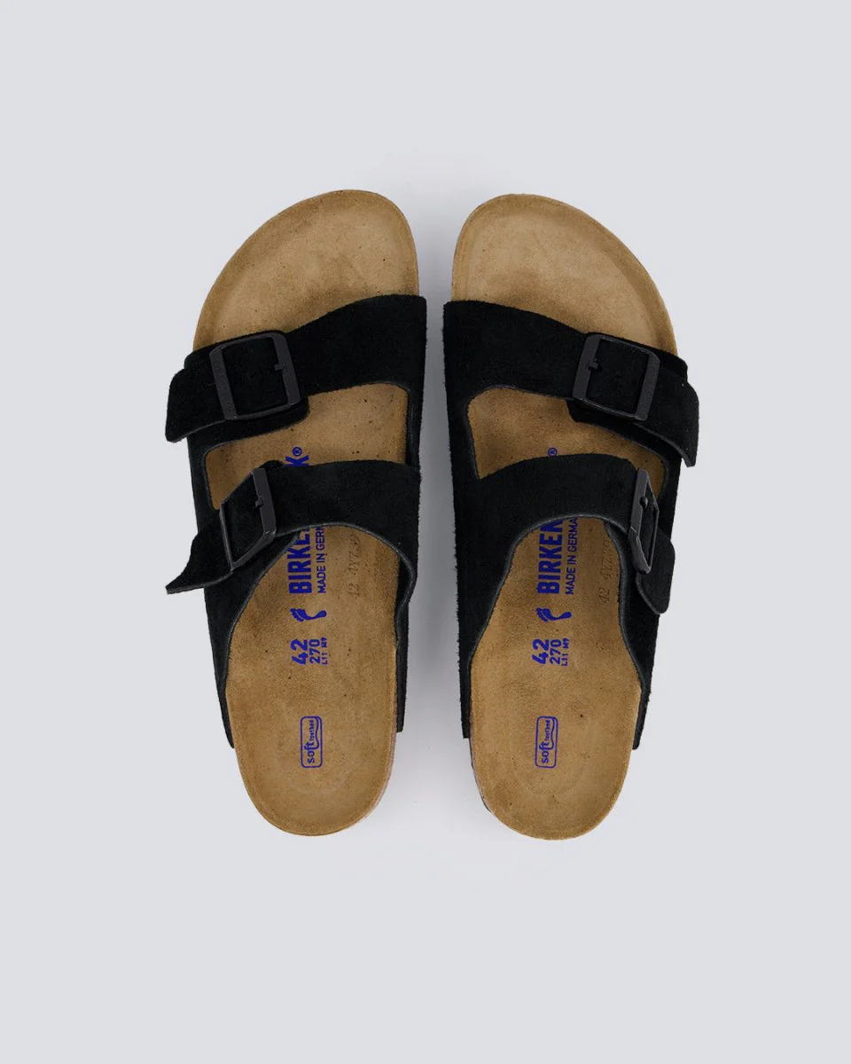 Birkenstock Arizona Ante Negro Hombre - Image 4