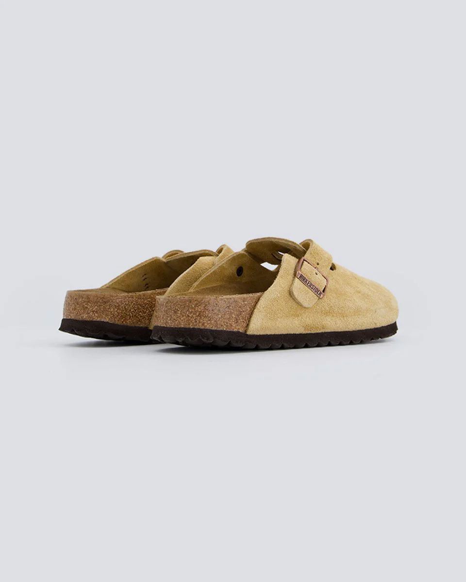 Birkenstock Boston Suede Beige Hombre - Image 4