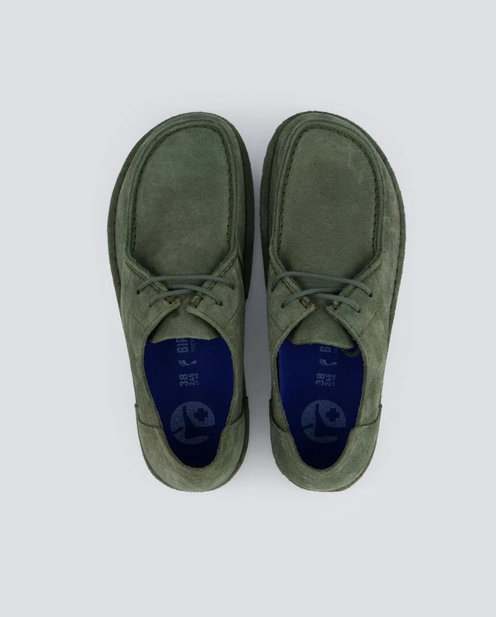 Birkenstock Utti Lace Ante Verde Mujer - Image 3
