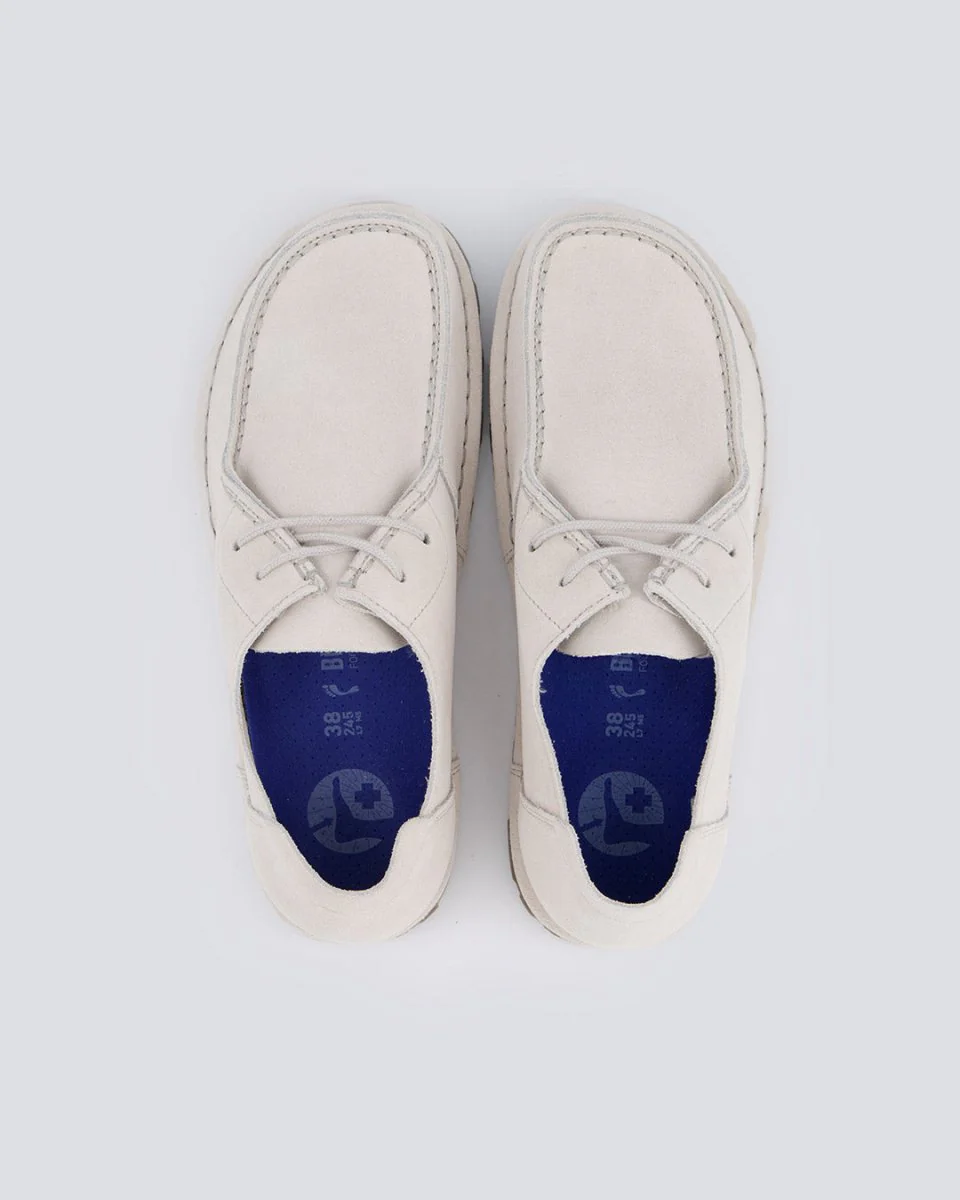 Birkenstock Utti Lace Blanco Roto Mujer - Image 3