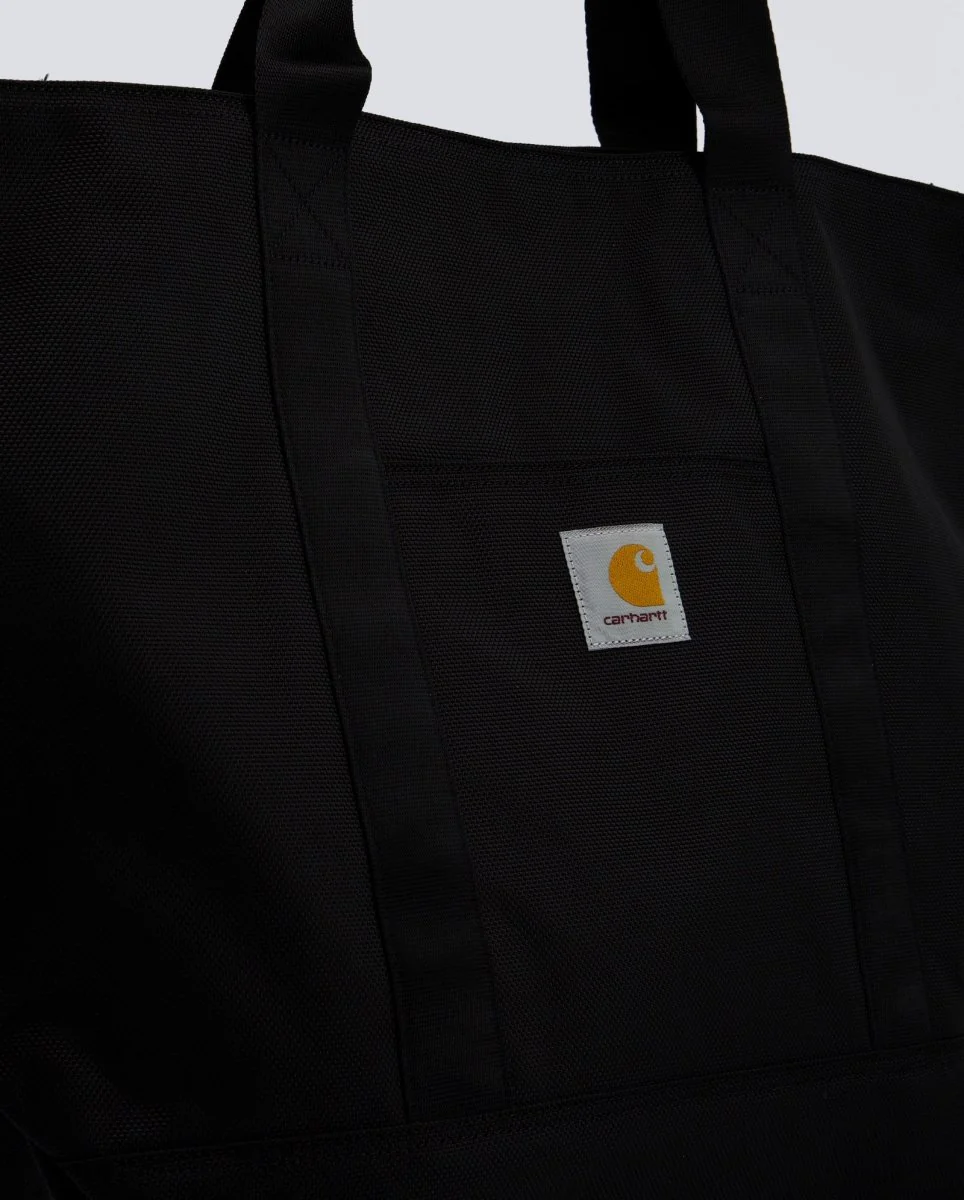 Bolsa Tote Carhartt WIP Prescott Negro Unisex - Image 5