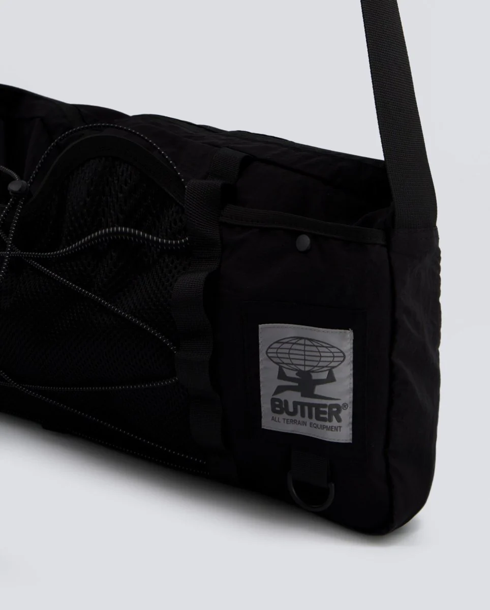 Bolso Butter Goods Express Side Bag Negro Unisex - Image 4