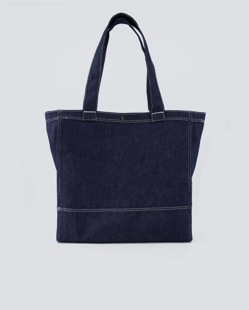 Bolso Dickies Denim Tote Bag Rinsed Azul Unisex - Image 3