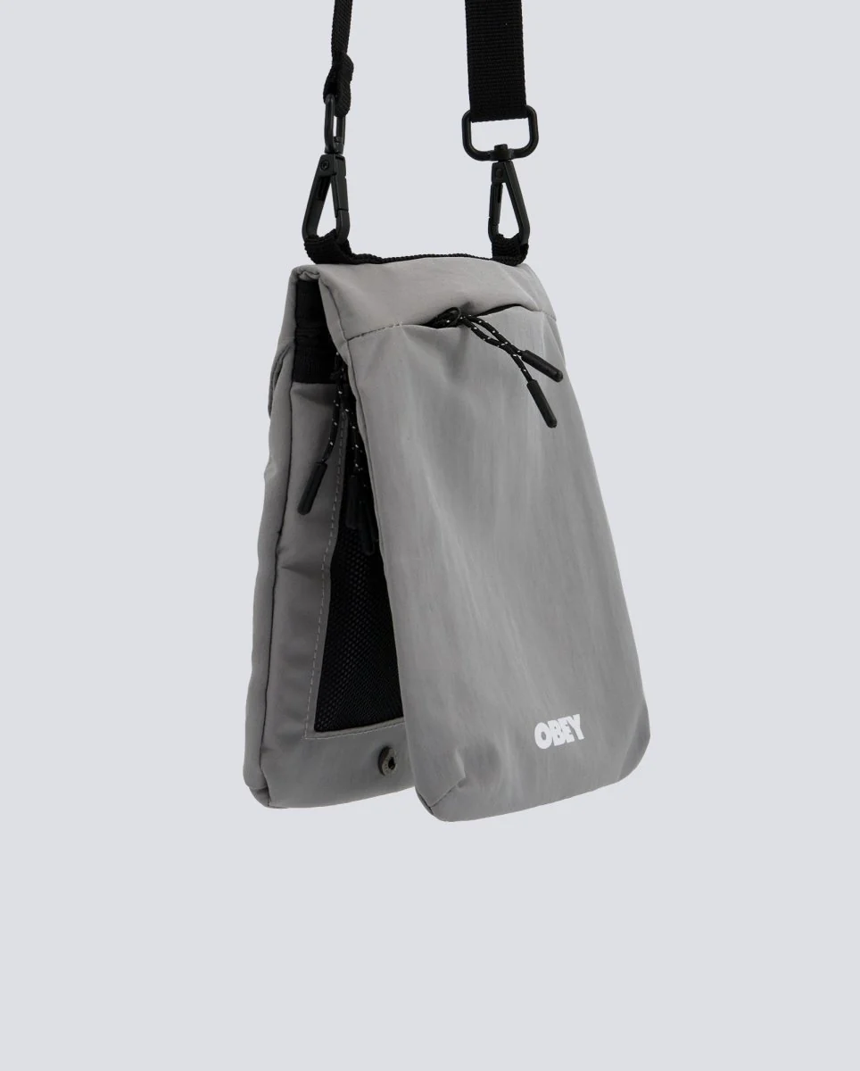 Bolso Obey Compact Traveler Gris Unisex - Image 2