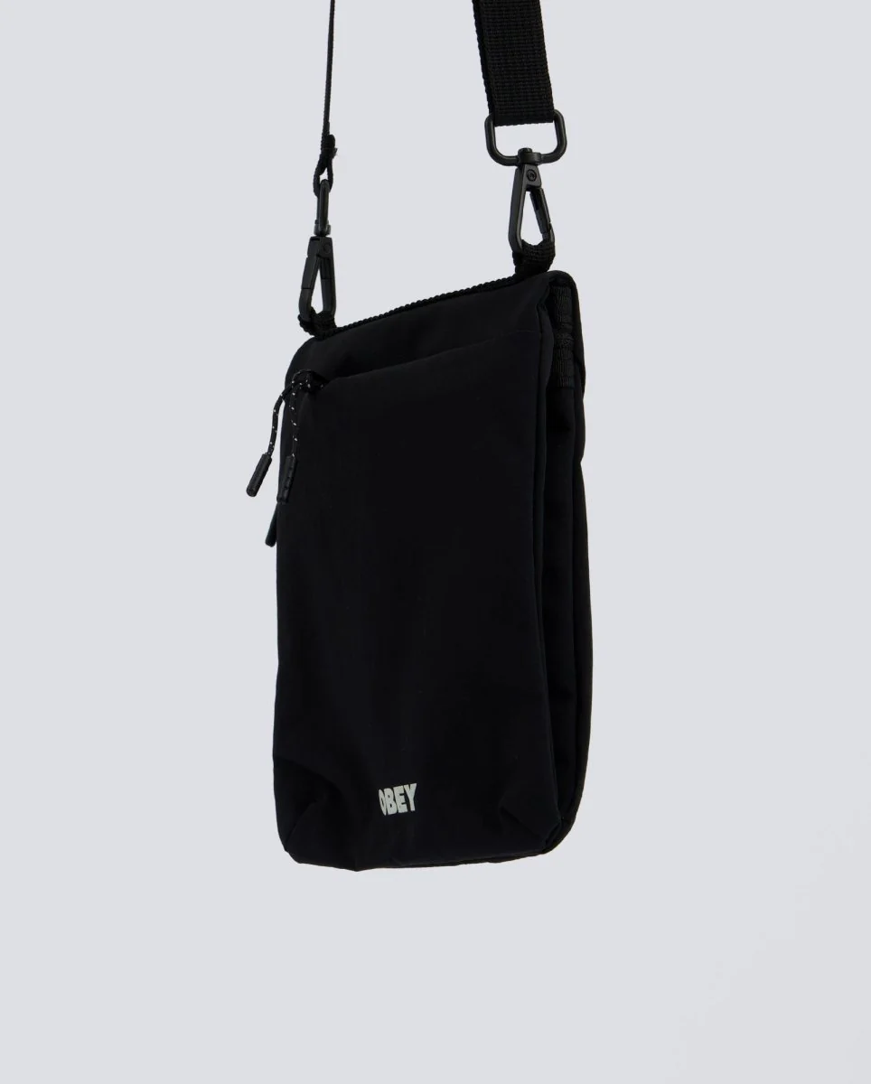 Bolso Obey Compact Traveler Negro Unisex - Image 6