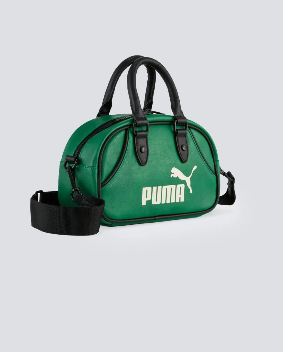 Bolso Puma Archive Mini Grip Bag Verde Y Negro Unisex