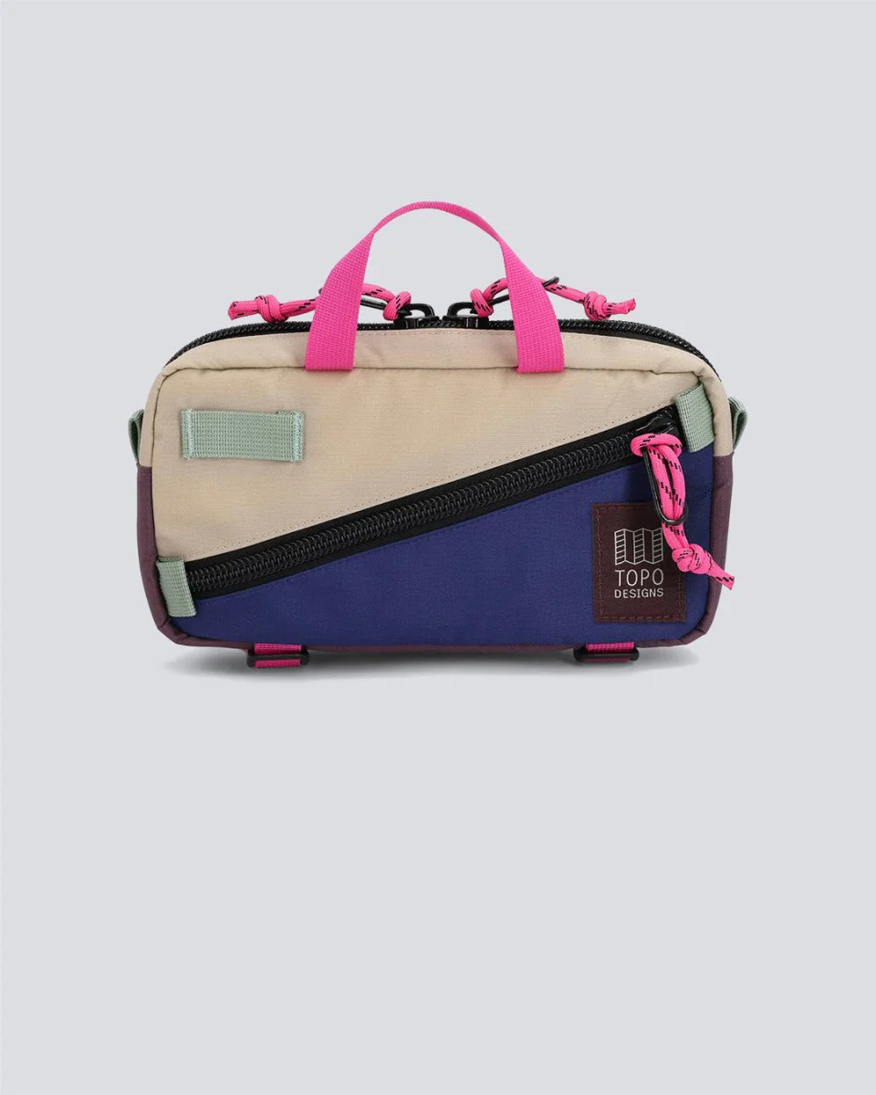 Bolso Topo Designs Mini Quick Pack Beige Y Morado Unisex