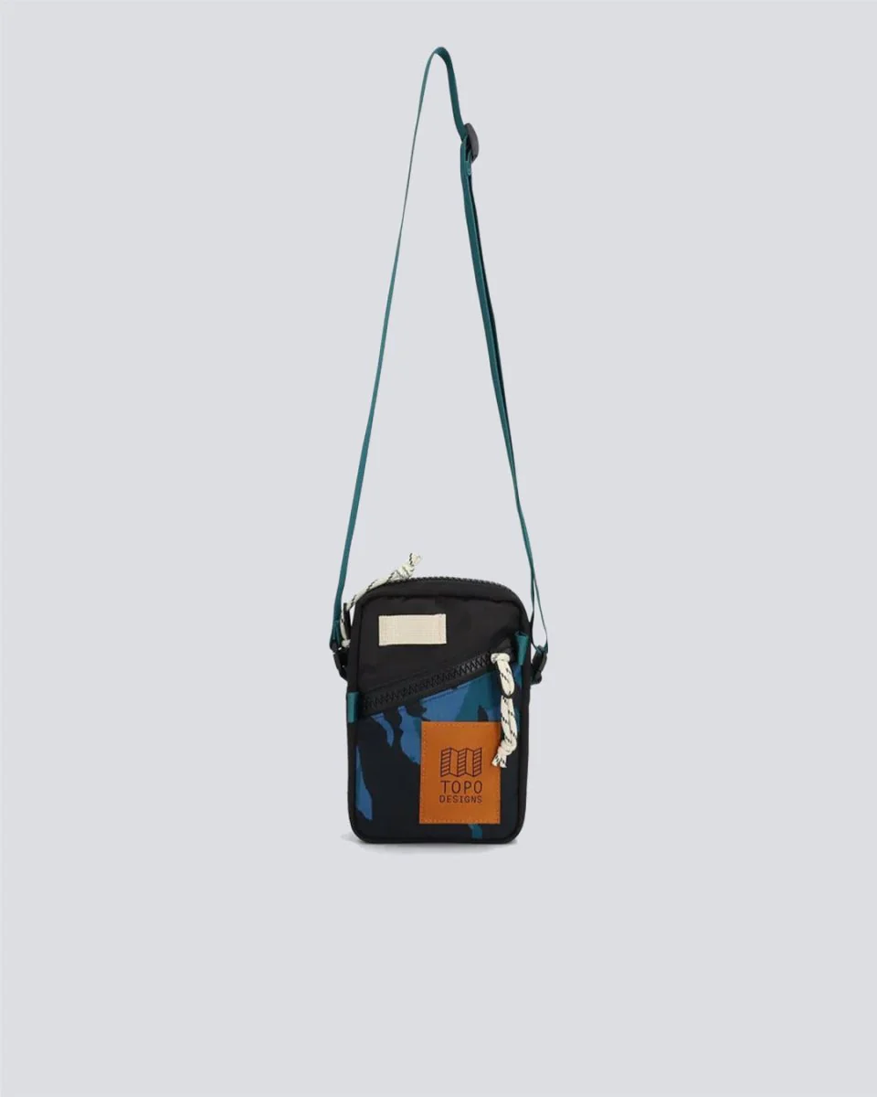 Bolso Topo Designs Mini Shoulder Bag Negro Y Azul Unisex - Image 2