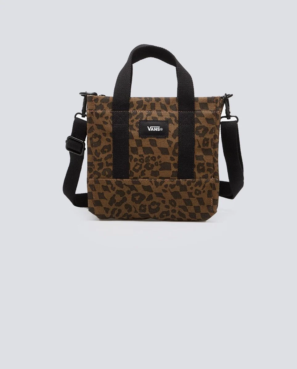 Bolso Vans Lil Pergs Tote Leopardo Marrón Mujer