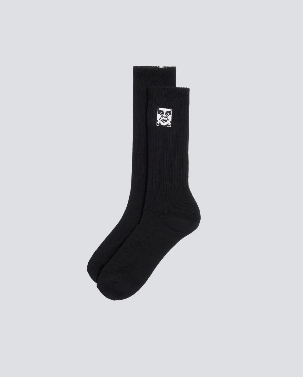 Calcetines Obey Icon Face Socks Negro Unisex