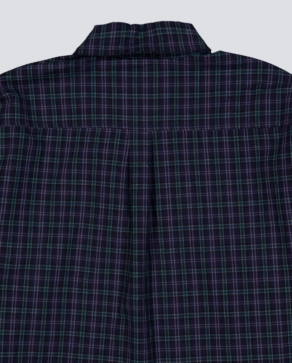 Camisa Butter Goods Plaid Azul Unisex - Image 6
