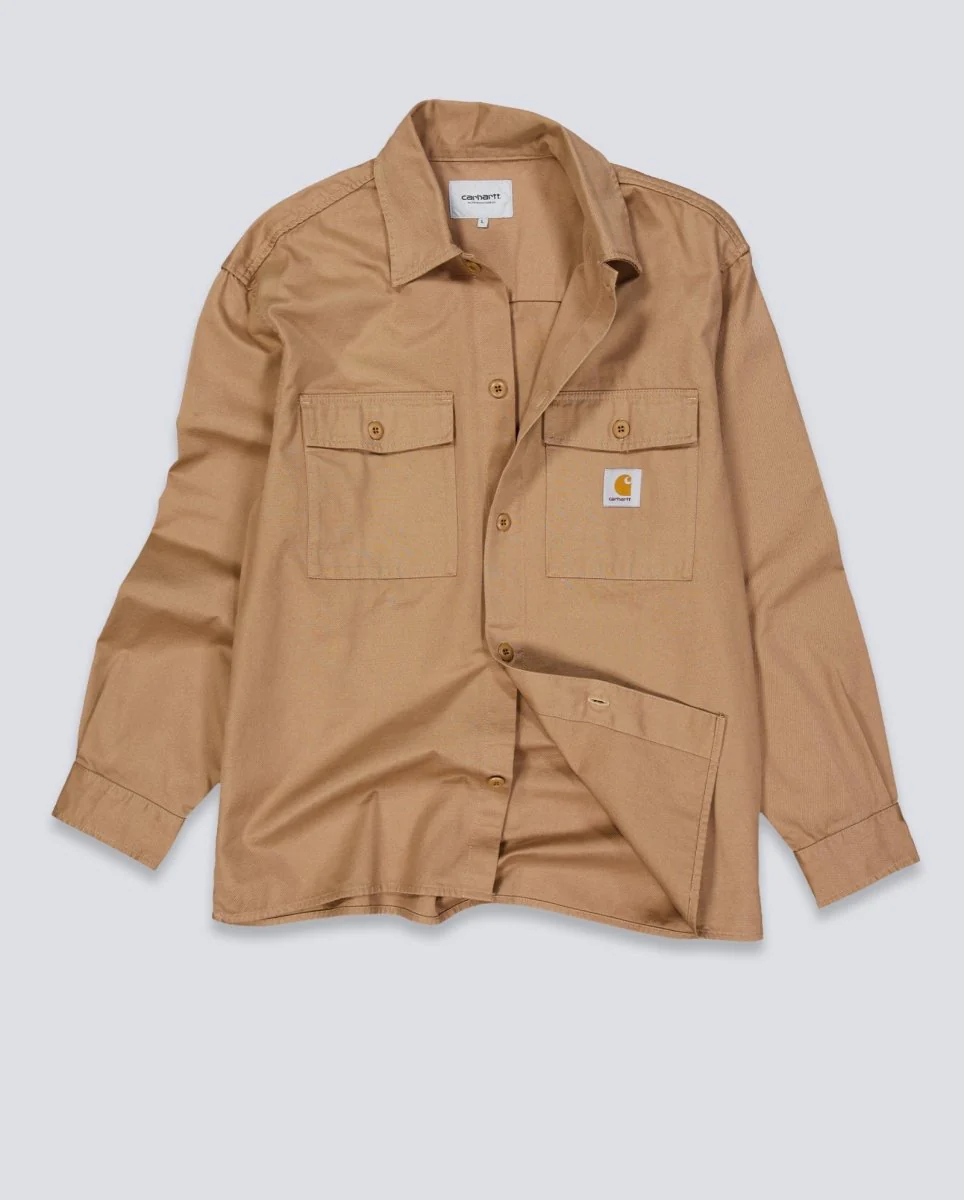 Camisa Carhartt WIP Kelly Marrón Unisex - Image 2