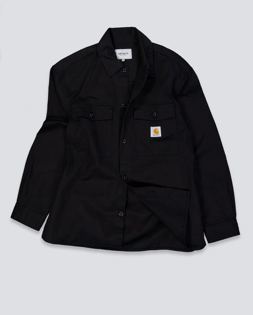 Camisa Carhartt WIP Kelly Negro Unisex - Image 2