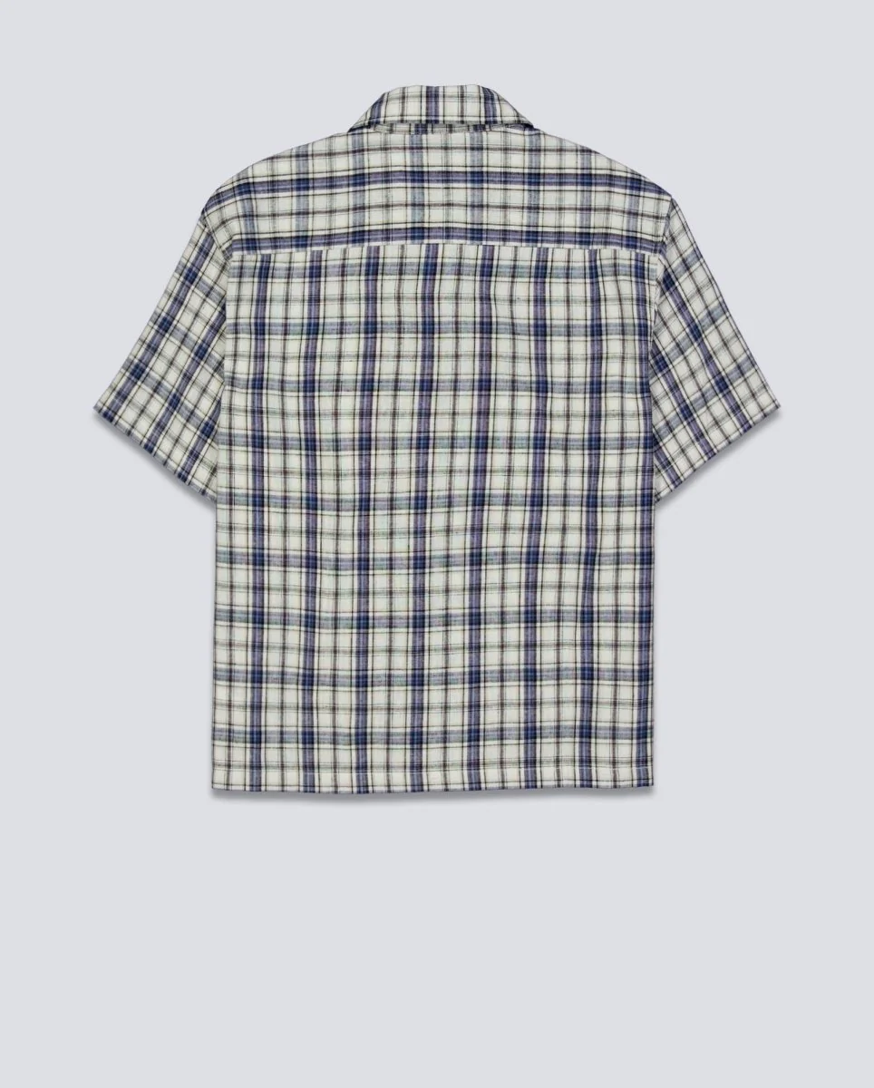 Camisa Dickies Springdale Azul y Verde Unisex - Image 4