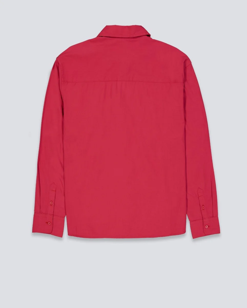 Camisa Dickies Supima Work Rojo Hombre - Image 4