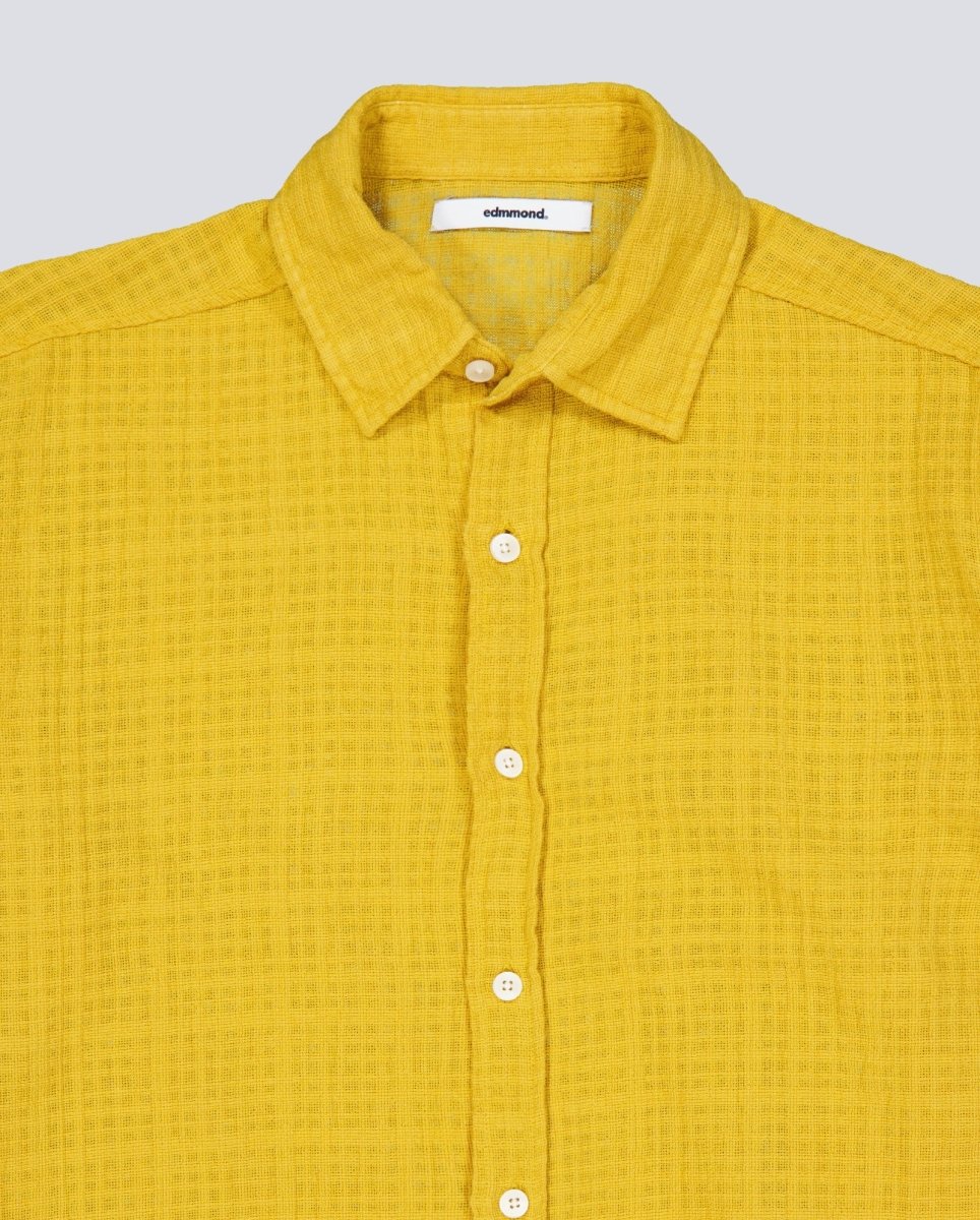 Camisa Edmmond Studios Straw Land Mostaza Hombre - Image 5