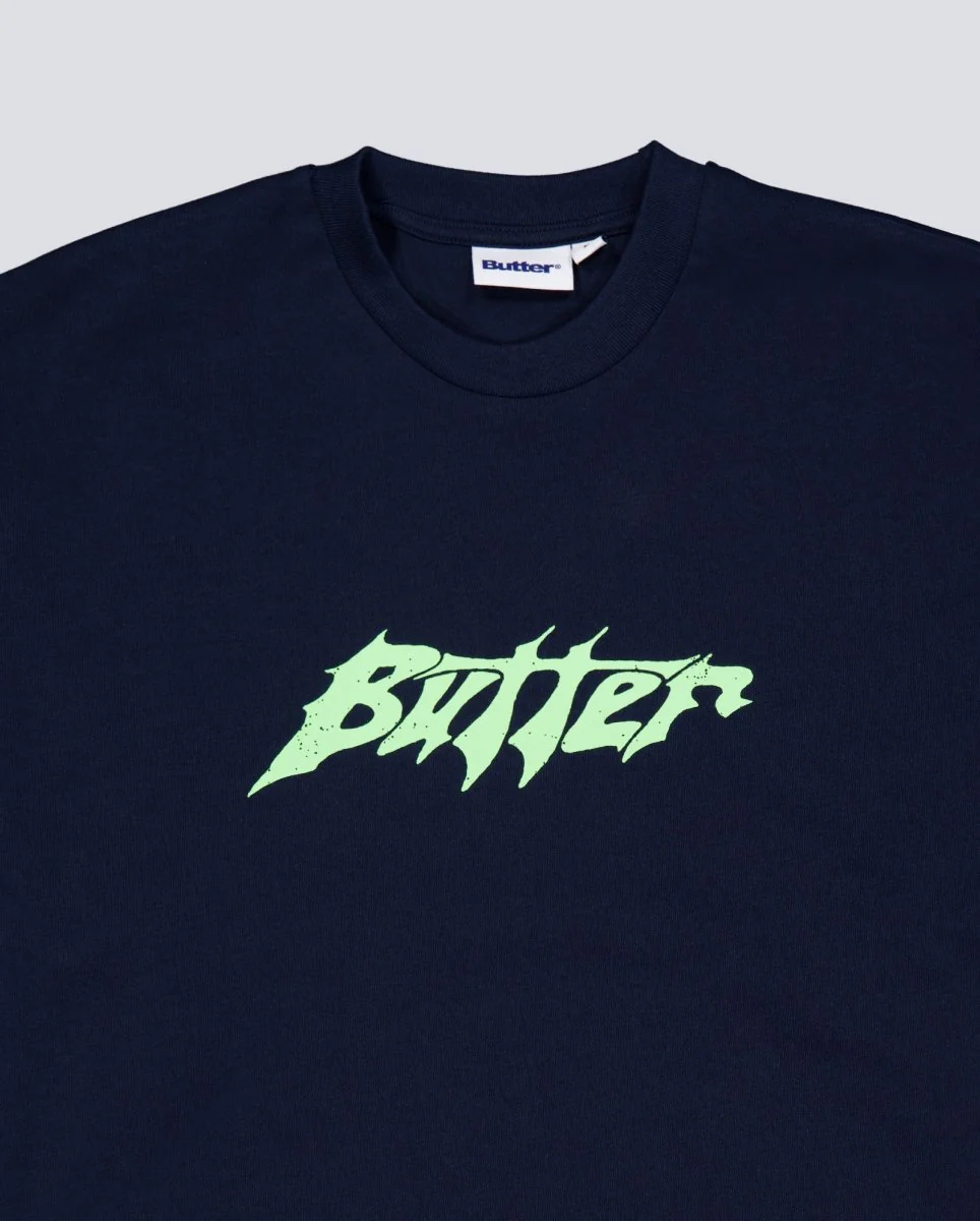 Camiseta Butter Goods Amplify Azul Unisex - Image 3