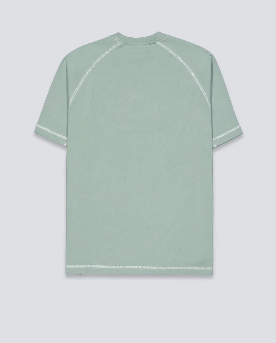 Camiseta Butter Goods Cliff Contrast Verde Unisex - Image 3