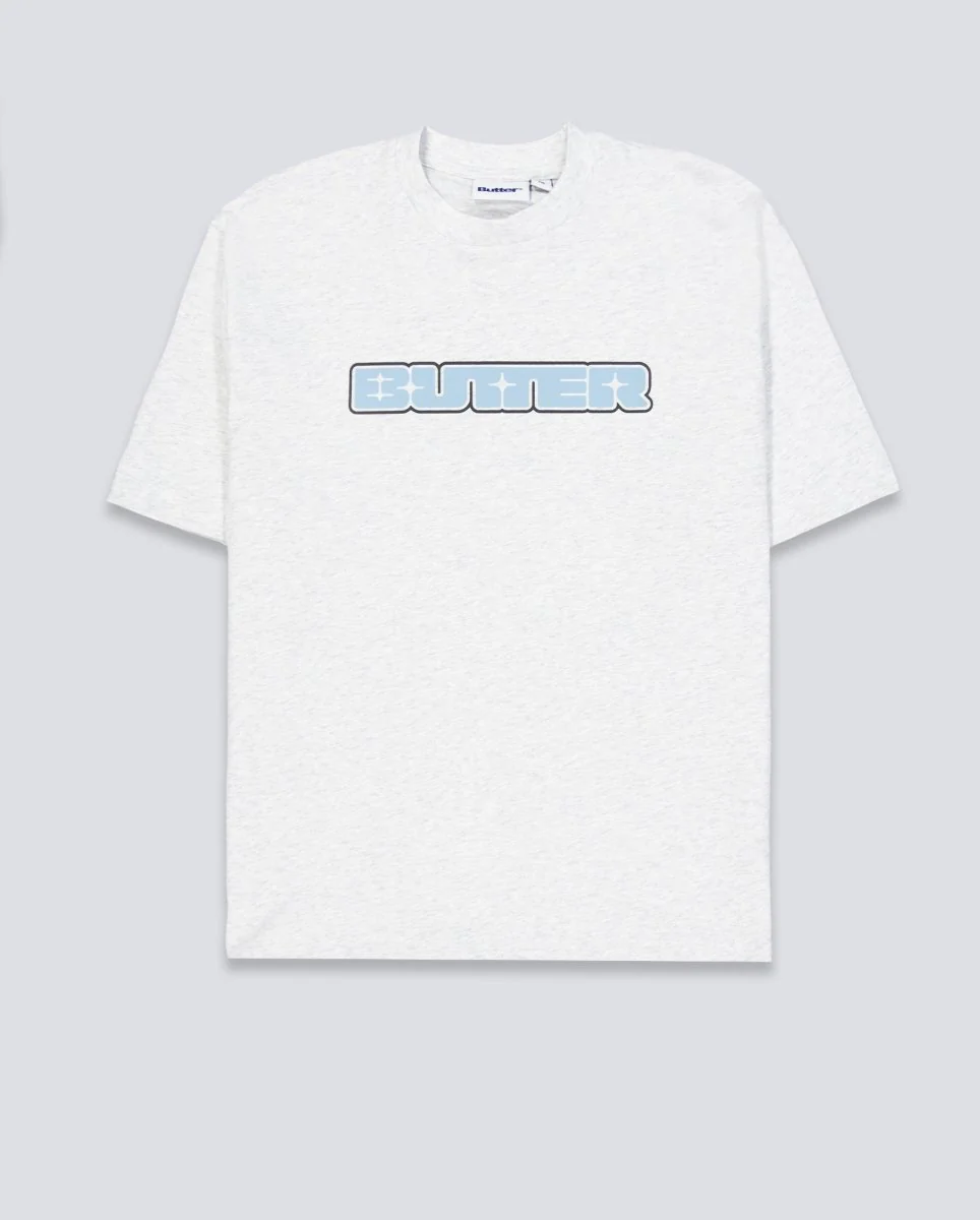 Camiseta Butter Goods Glint Gris Unisex