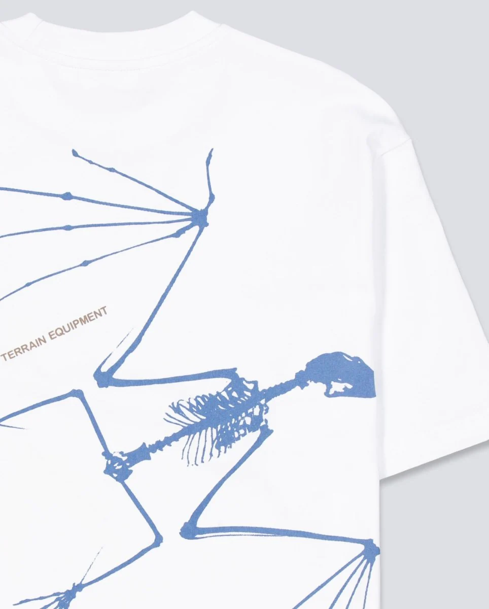 Camiseta Butter Goods Nocturnal Blanco Unisex - Image 6