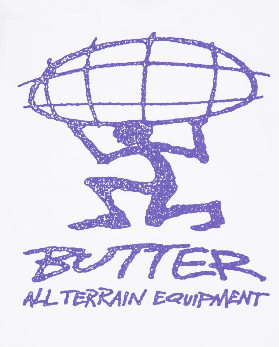 Camiseta Butter Goods Terrain Blanca Unisex - Image 4