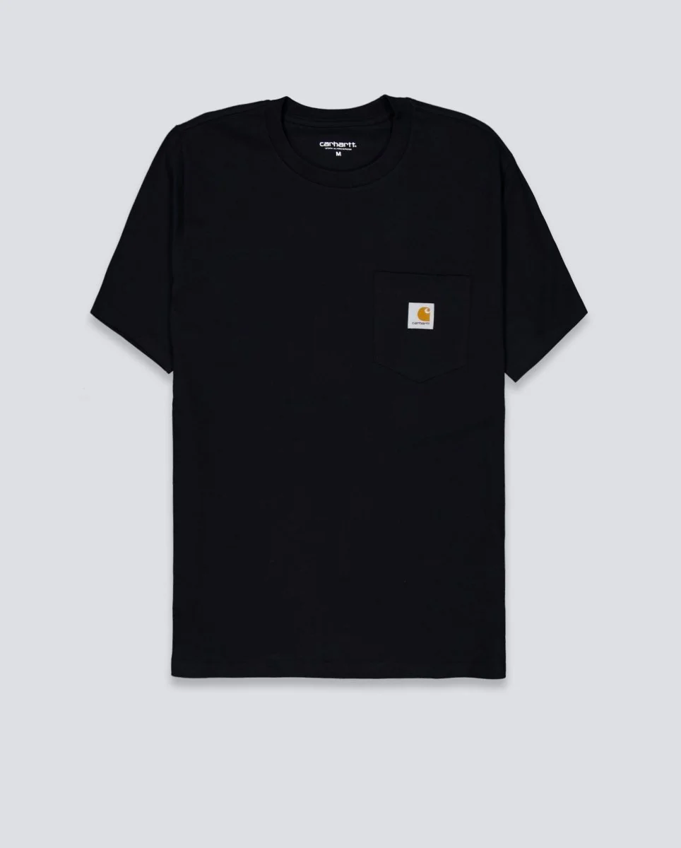 Camiseta Carhart Wip Pocket Negro Unisex