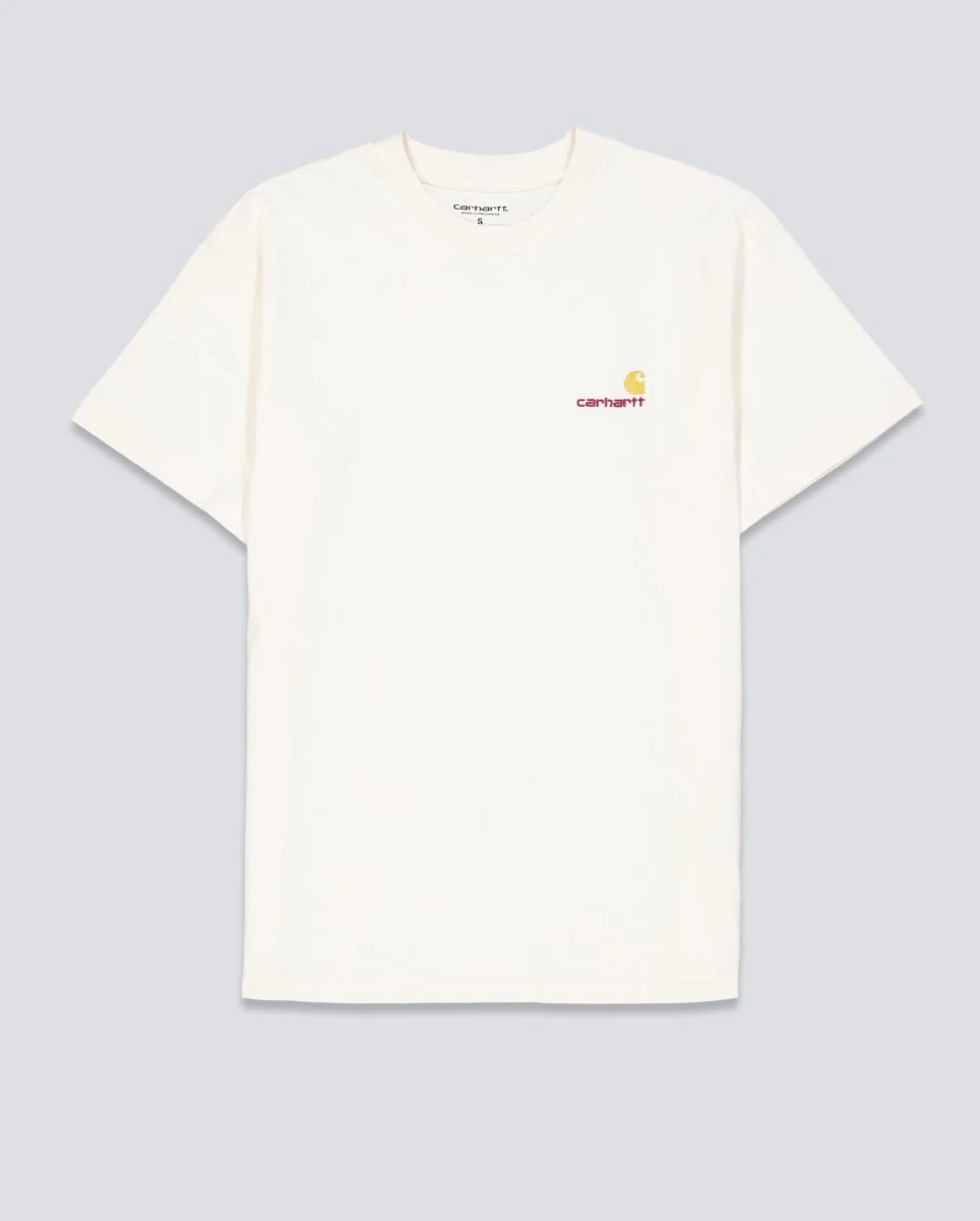 Camiseta Carhartt WIP American Scripts Beige Unisex