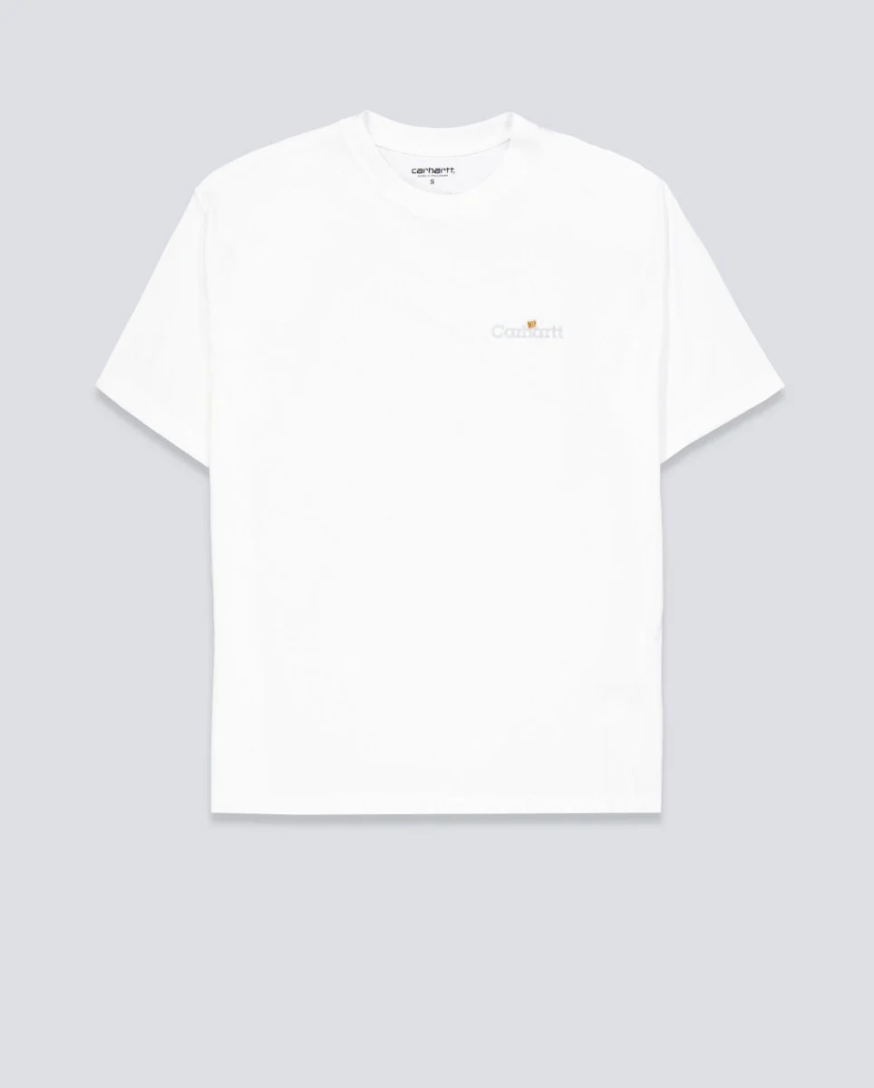 Camiseta Carhartt WIP Label Blanca Unisex