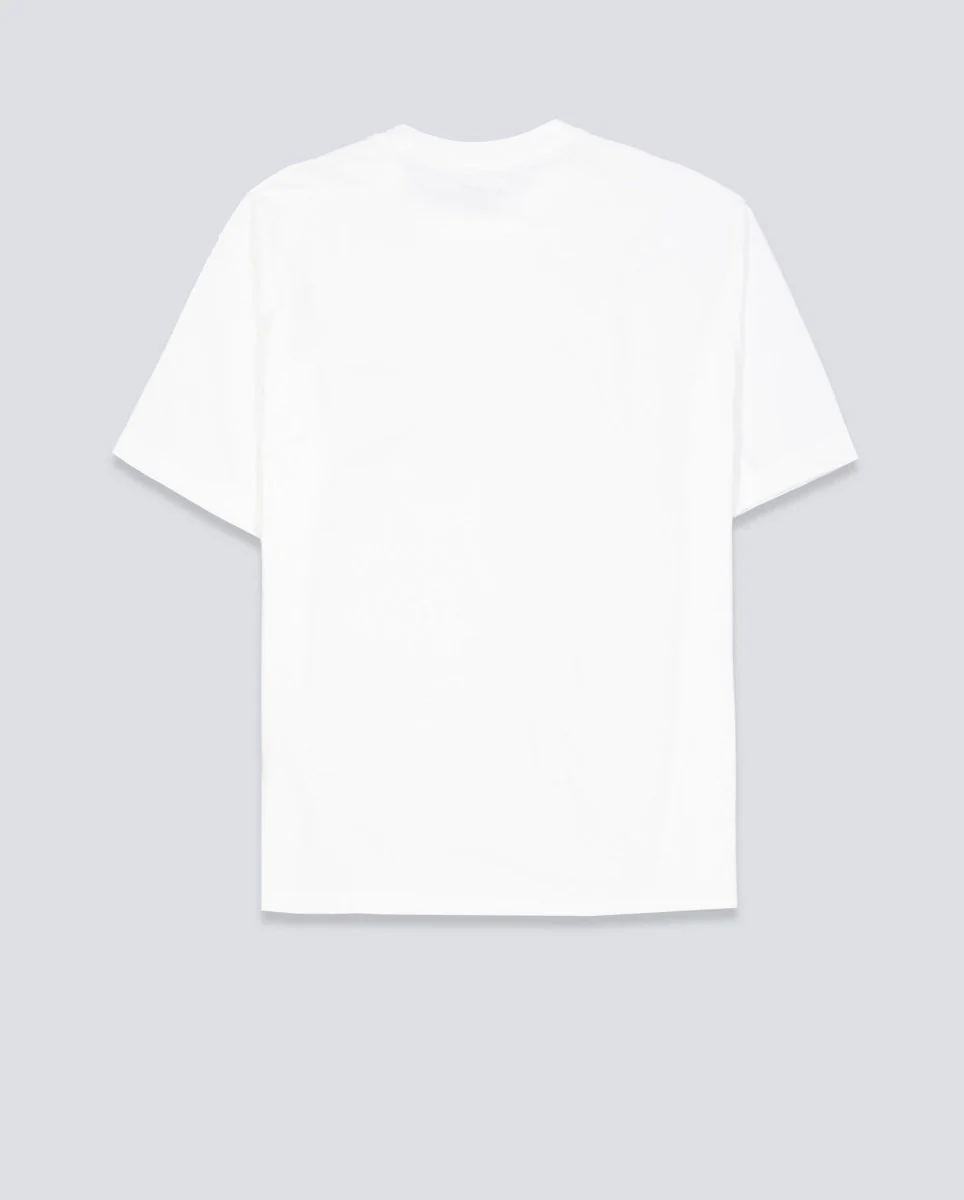 Camiseta Carhartt WIP Label Blanca Unisex - Image 3