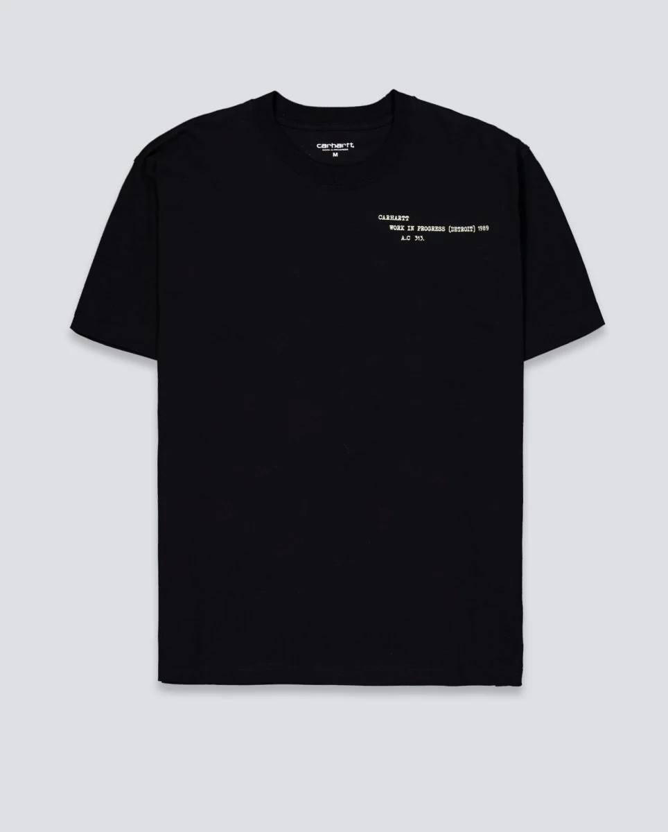 Camiseta Carhartt WIP Punched Negra Unisex