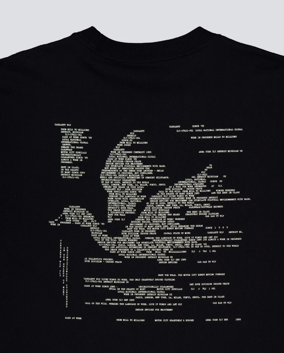 Camiseta Carhartt WIP Punched Negra Unisex - Image 6