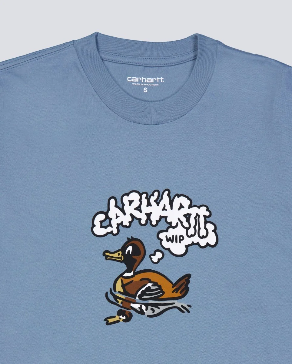 Camiseta Carhartt WIP S/S Duck Duck Azul Unisex - Image 5