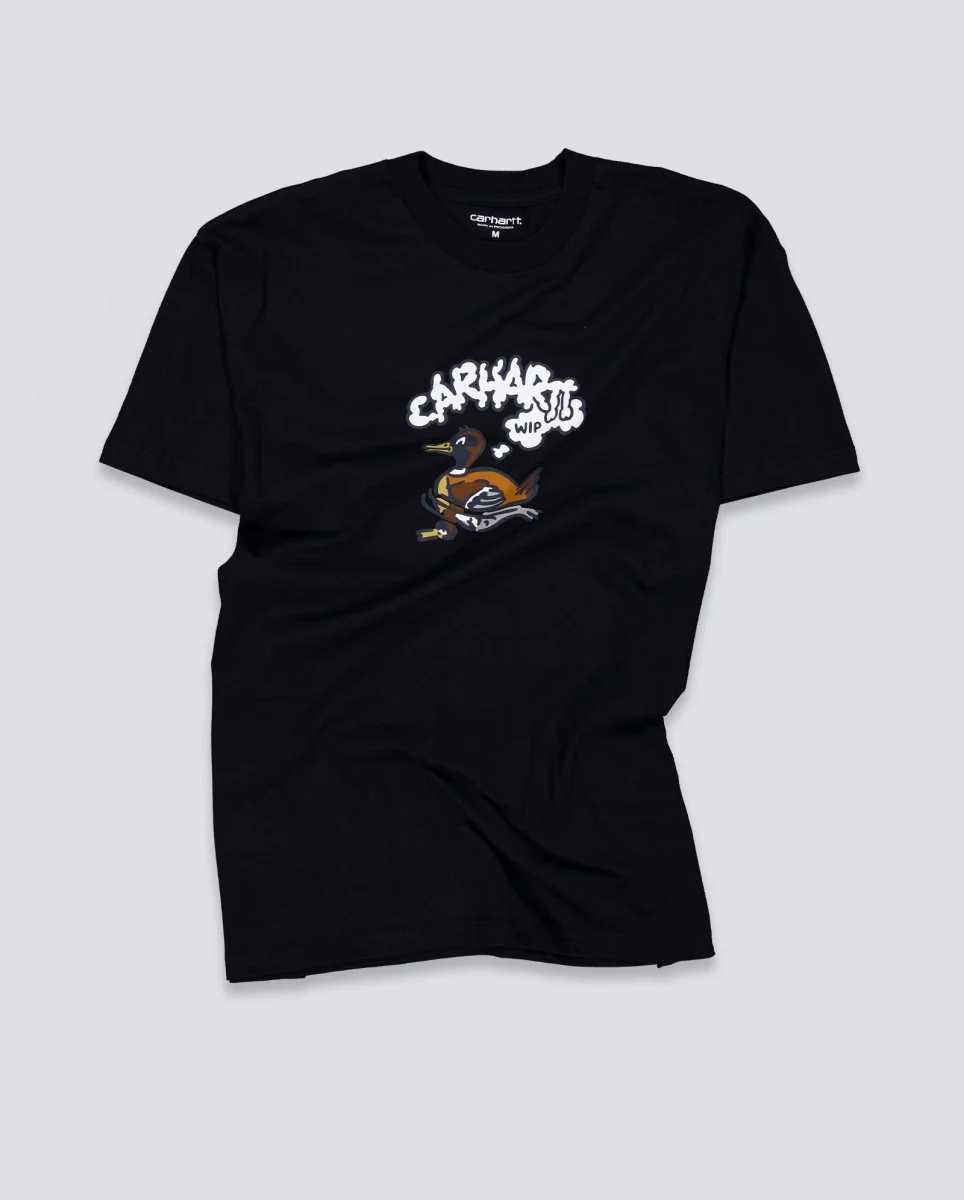 Camiseta Carhartt WIP S/S Duck Duck Negra Unisex - Image 2