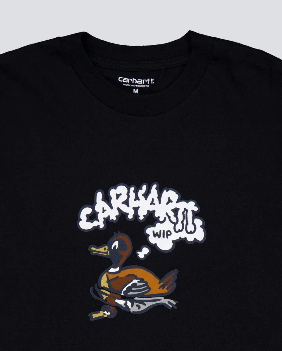 Camiseta Carhartt WIP S/S Duck Duck Negra Unisex - Image 5
