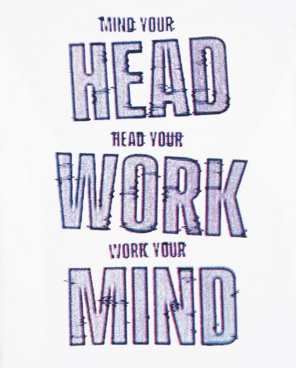 Camiseta Carhartt WIP S/S Mind Your Head Blanca Unisex - Image 4