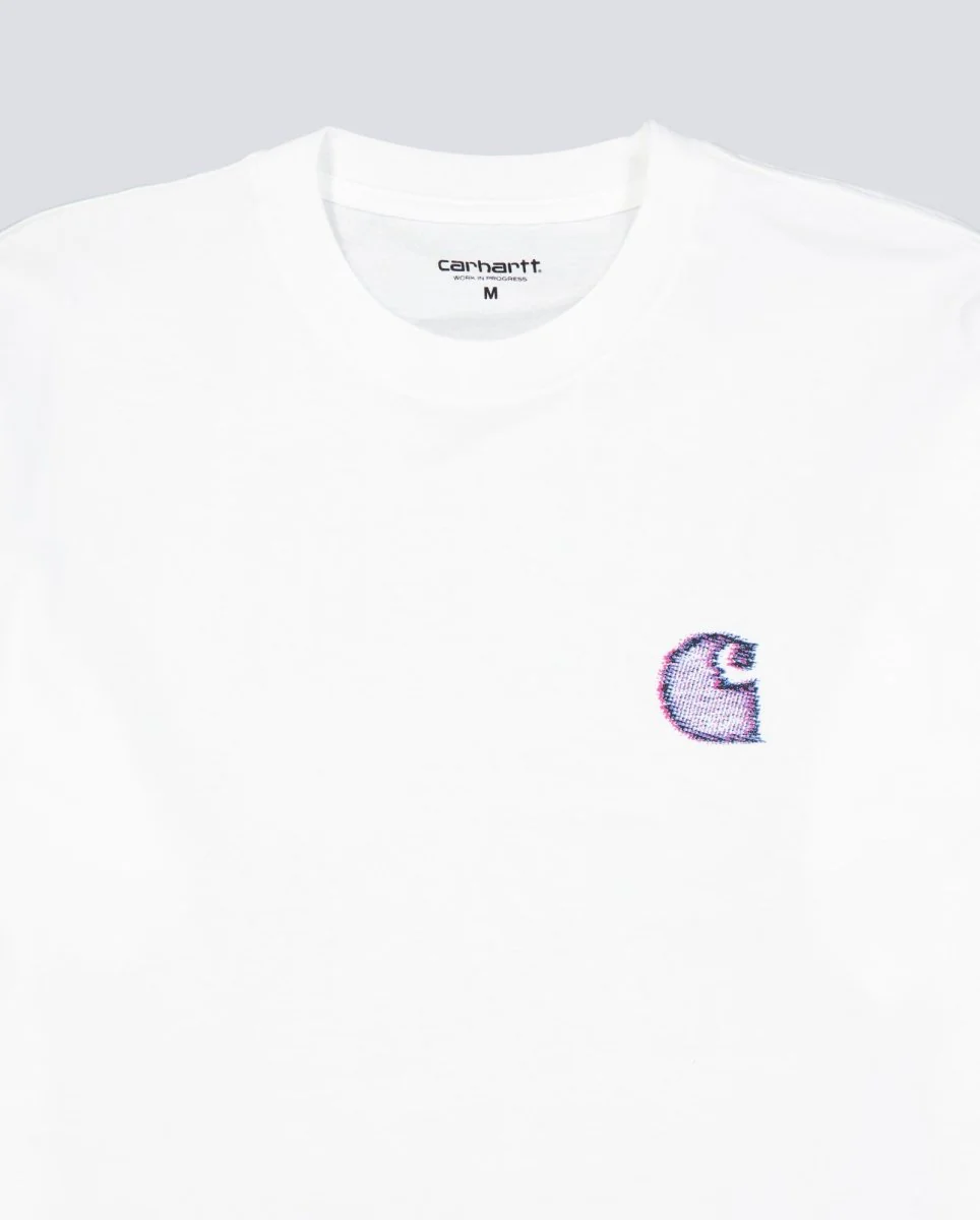 Camiseta Carhartt WIP S/S Mind Your Head Blanca Unisex - Image 5