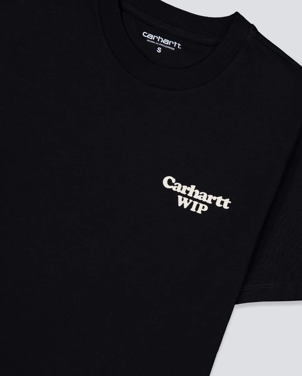 Camiseta Carhartt WIP S/S Spoiled Negro Unisex - Image 6