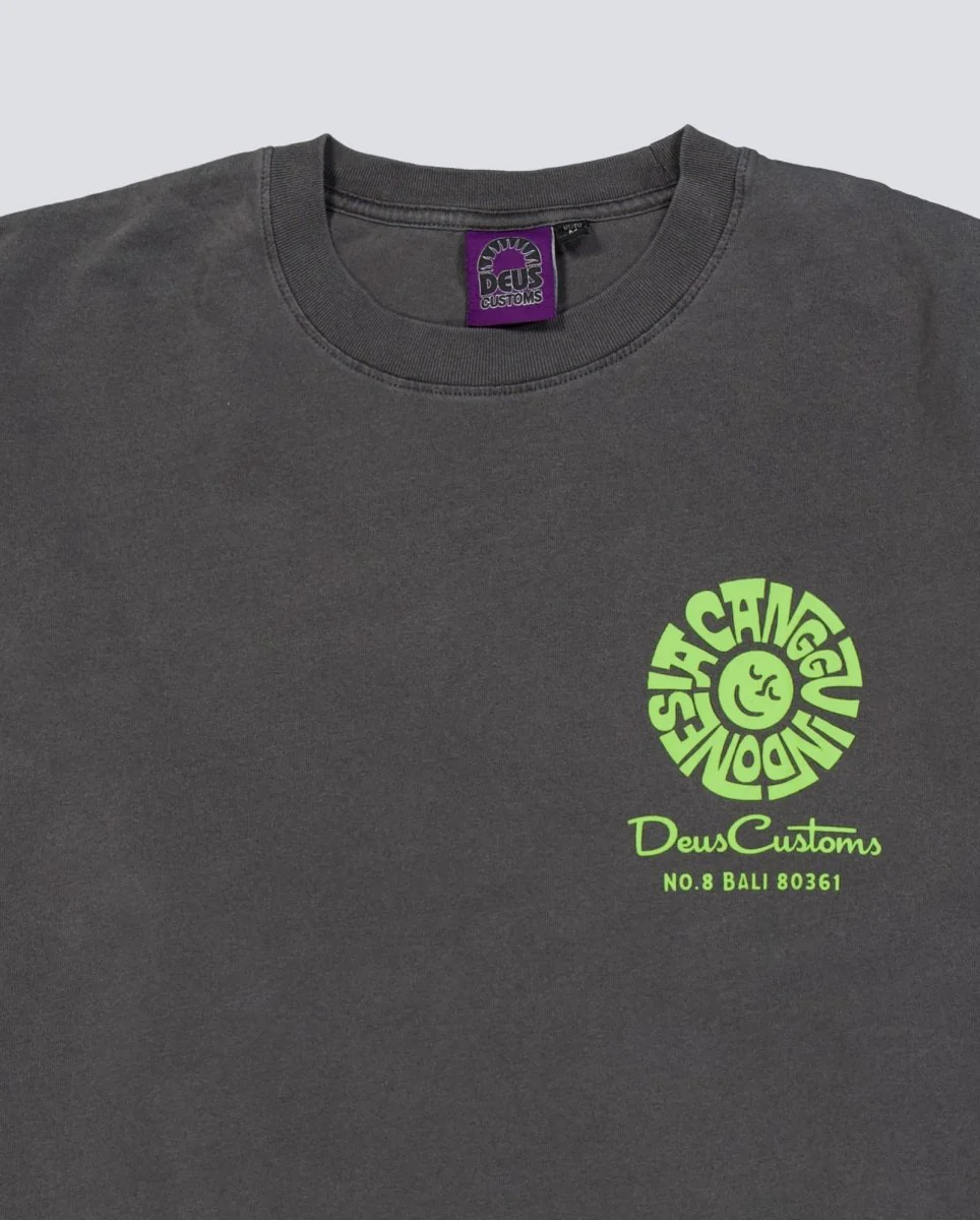 Camiseta Deus Canggu Address Gris Unisex - Image 5