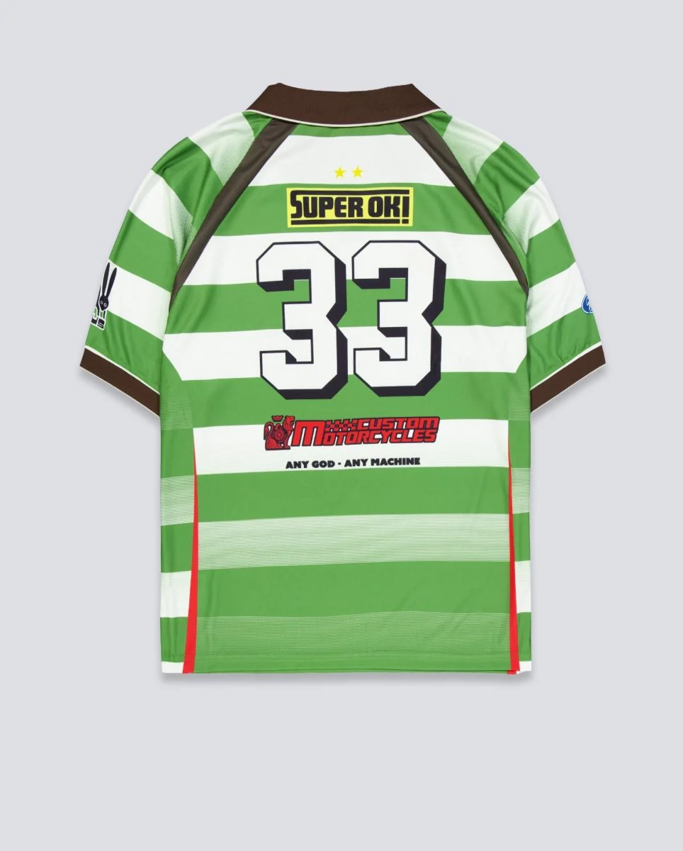 Camiseta Deus Stripe Ss Moto Verde Unisex - Image 6