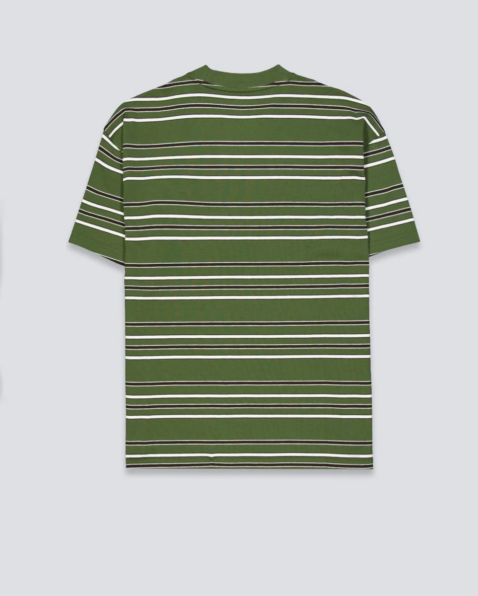 Camiseta Dickies East Liberty Stripe Verde Unisex - Image 4