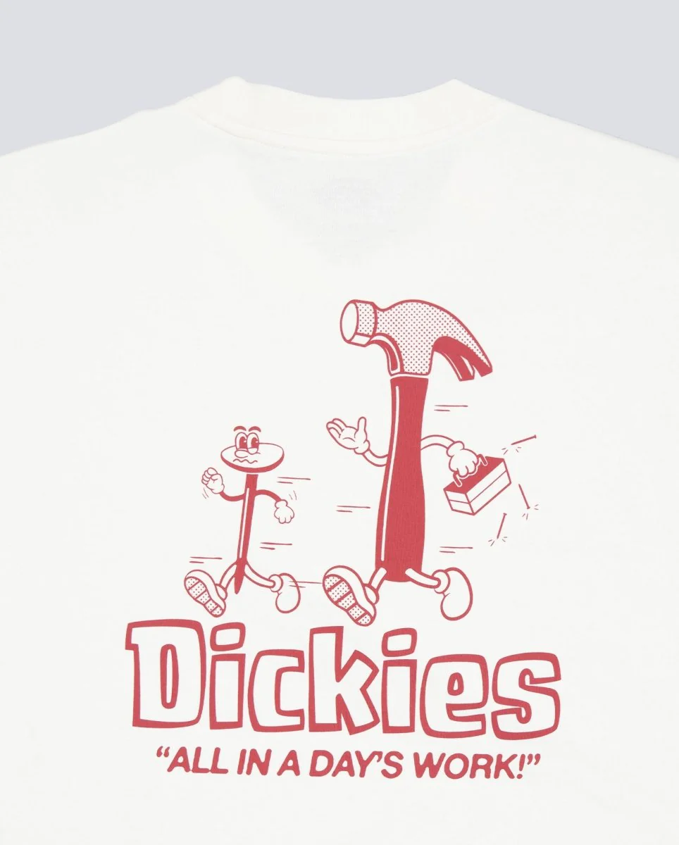 Camiseta Dickies Fairlawn Blanco Unisex - Image 5