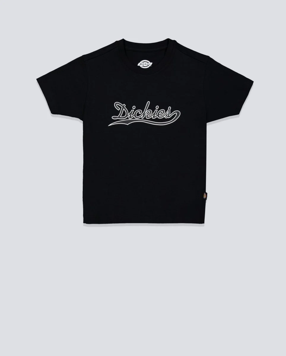 Camiseta Dickies Loose Wave Negro Mujer