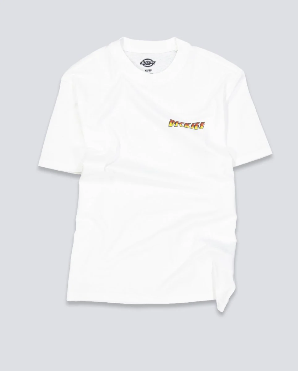 Camiseta Dickies Nashport Pit Crew Blanco Unisex - Image 2