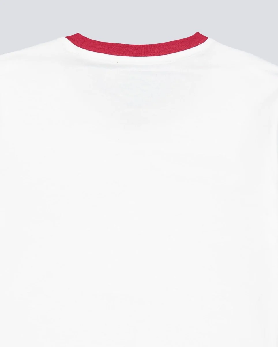Camiseta Dickies Plainville Ringer Blanco Mujer - Image 6